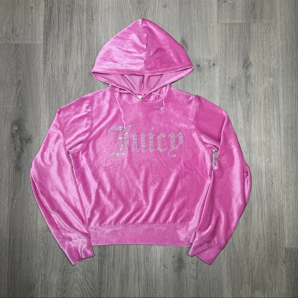 Juicy Couture Pink Velour Hoodie